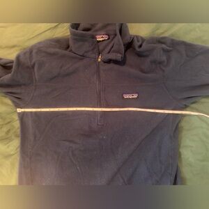 Women’s Patagonia Dark Blue Half-Zip Fleece